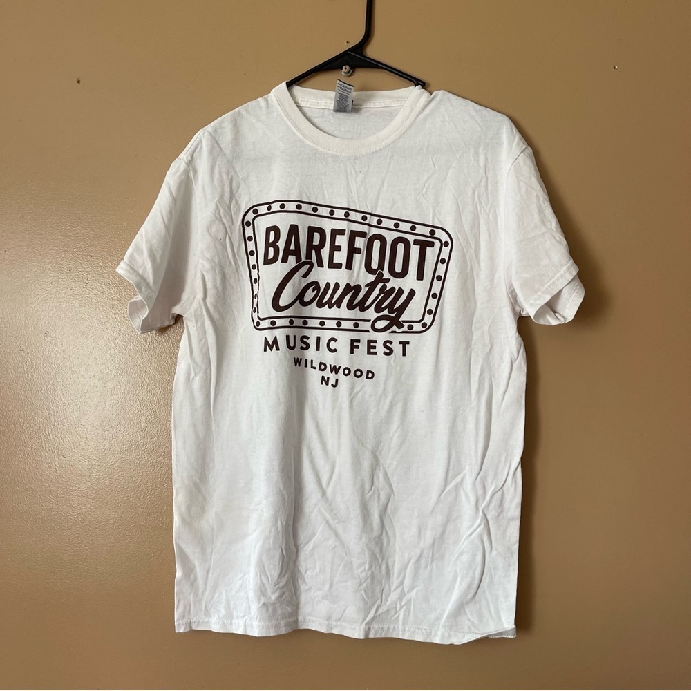 Barefoot country White wildwood New Jersey T-Shirt size medium